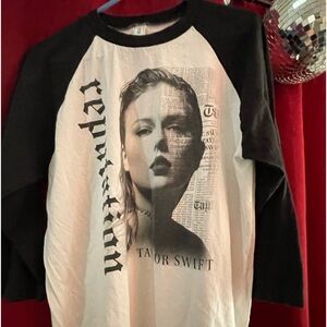 RARE Taylor Swift 2018 Reputation Stadium Tour T-Shirt PROOF Baseball T/Raglan